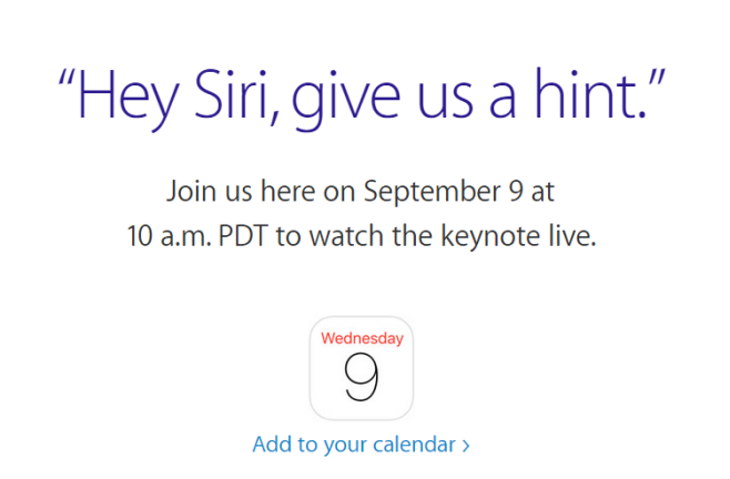 How To Watch The September 2015 Apple Event Online