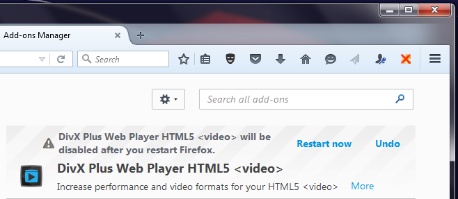 disable add ons firefox