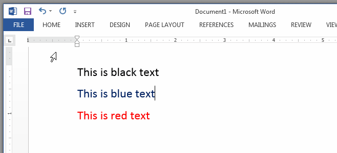 copy text formatting in word