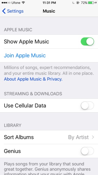 How To Turn Off The Apple Music Splash Screen In The Music App [iOS]