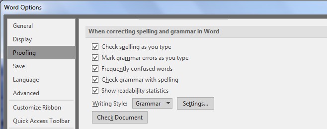 how to check readability in word for mac
