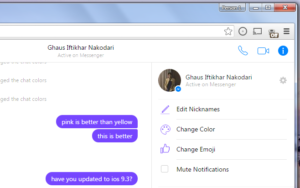 How To Change Chat Colors And The Emoji Shortcut On Facebook Messenger