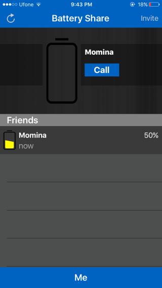 Battery Share-status