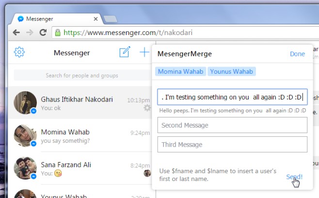 message-multiple-people-on-facebook-without-adding-them-to-a-group-chrome