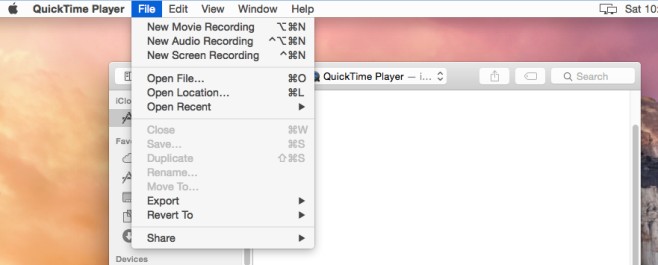 osx record screen and audio