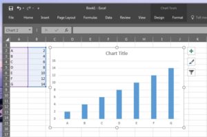 How To Save An MS Excel 2016 Graph To A PDF File