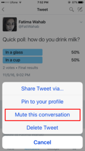 How To Mute A Twitter Conversation