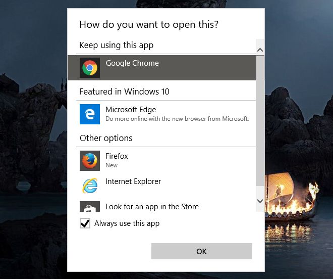 How To Make Cortana Use Your Default Browser In Windows 10 5624