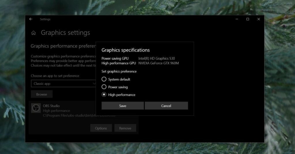 How To Force An App To Use The Dedicated GPU On Windows