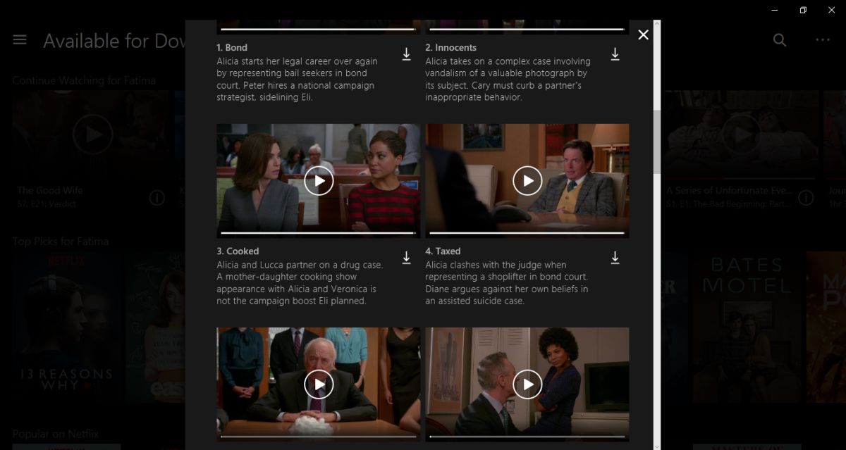 is there a downloadable netflix app for windows 10