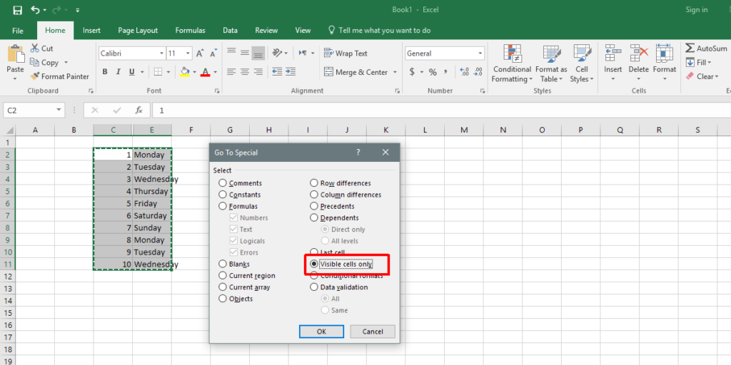 How To Sum Up Only Visible Cells In Excel