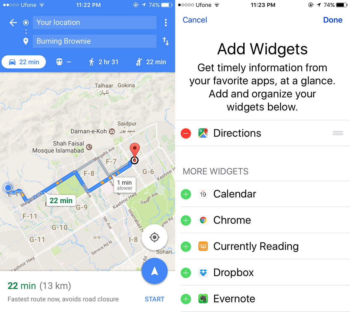 How To Get Driving Directions On Your Lock Screen From Google Maps iOS 