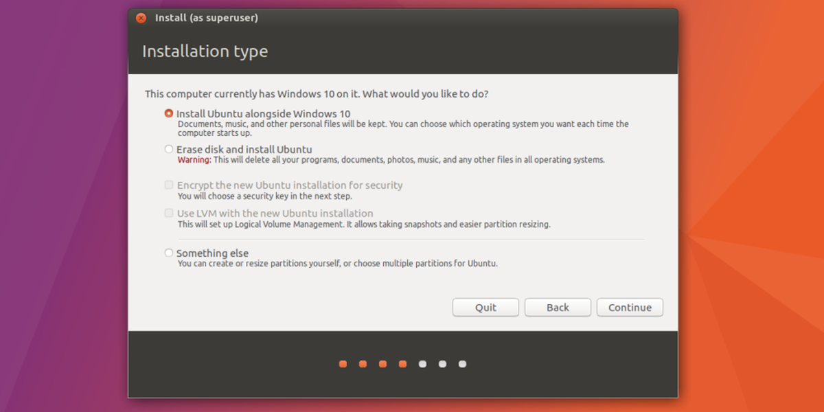 install ubuntu from usb to ssd