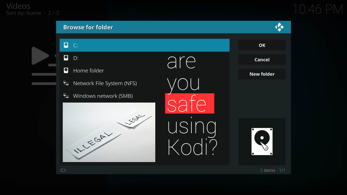 how to use kodi safely