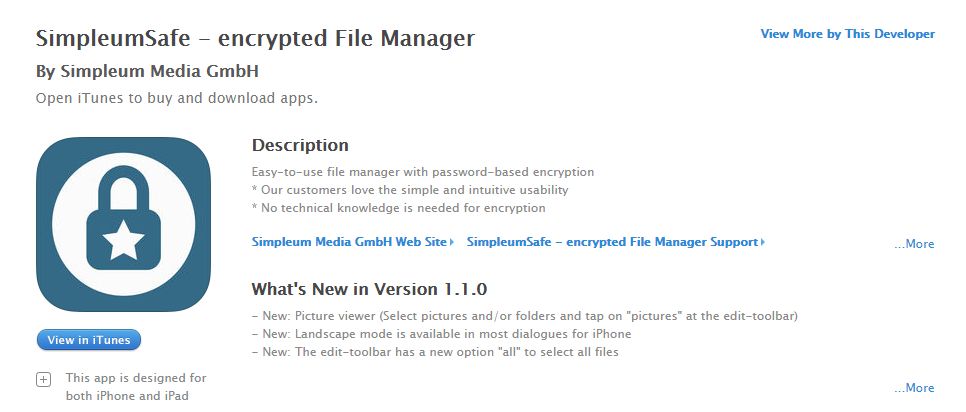 download the new version for iphoneFast File Encryptor 11.5