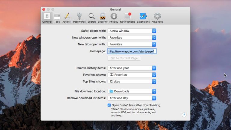 safari opening zip files