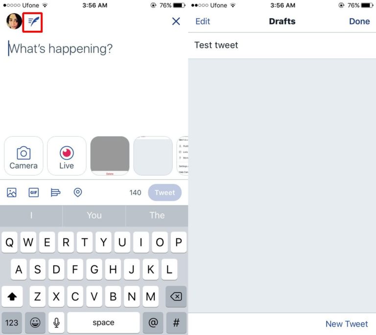 Where Are Draft Tweets Saved In The New Twitter Apps