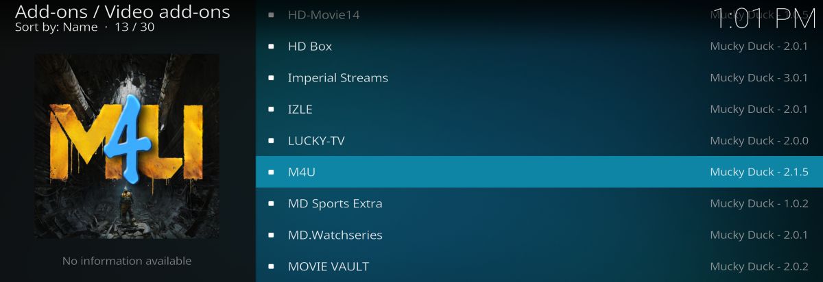 M4U Kodi Add on Install Guide Movies and TV Streams Explained