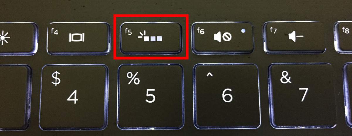 how to make laptop keyboard backlit