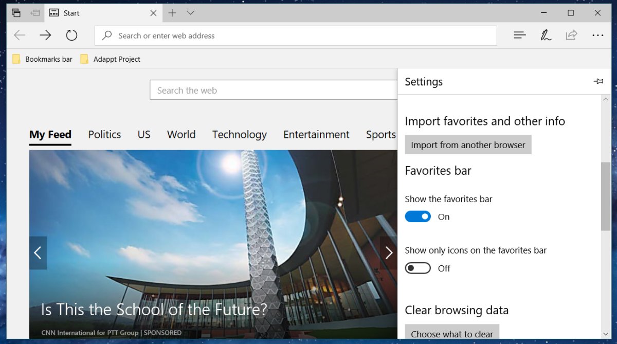 How To Export Bookmarks From Microsoft Edge In Windows 10