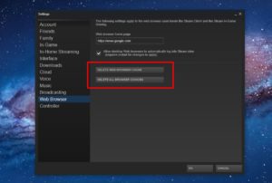 How To Clear The Steam Web Browser Cache