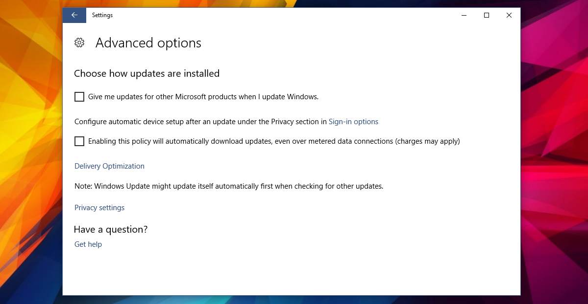 How To Limit Bandwidth For Windows Updates In Windows 10