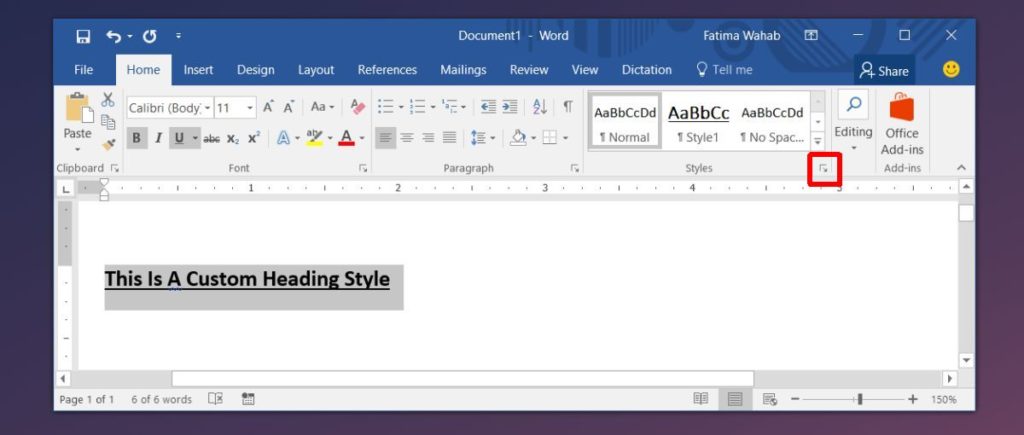 How To Create Custom Heading Styles In MS Word