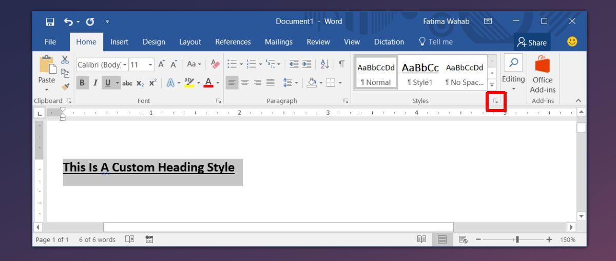 How To Create Custom Heading Styles In MS Word