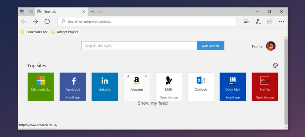 How To Customize Top Sites In Microsoft Edge