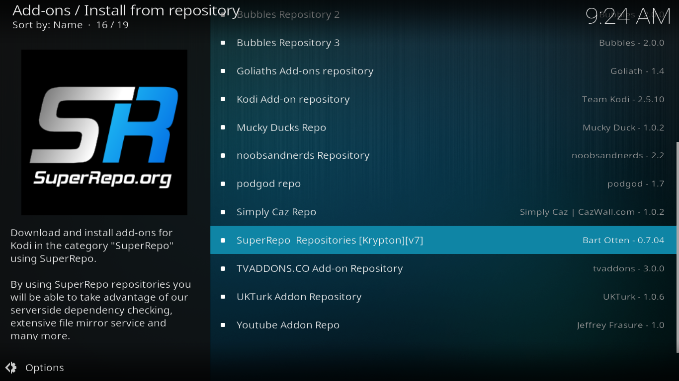 Download repo. Репозитории Коди. Kodi 17-6 Krypton. SUPERREPO Kodi. Репозиторий SUPERREPO для kody 19.4 Matrix.