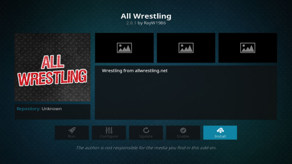 All Wrestling Kodi Addon Installation and Guided Tour