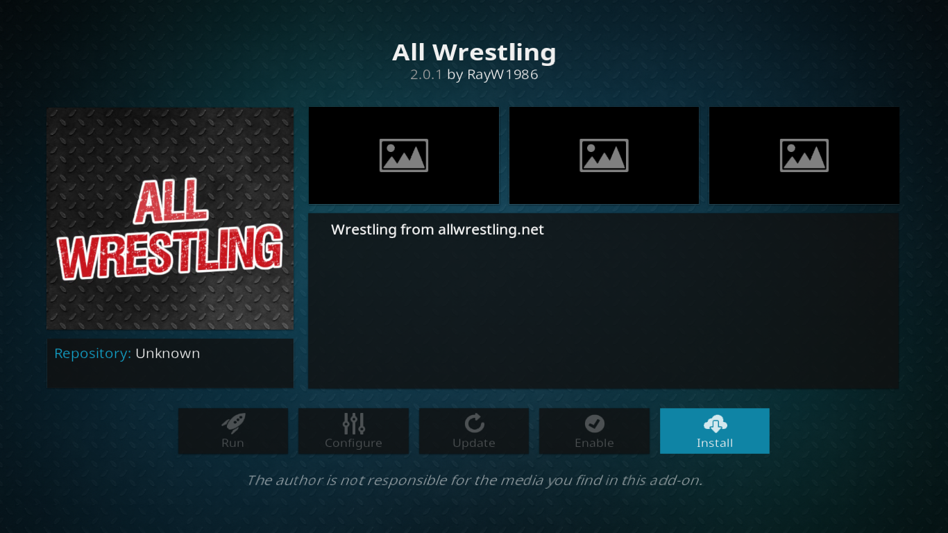 All Wrestling Kodi Add on Installation and Guided Tour