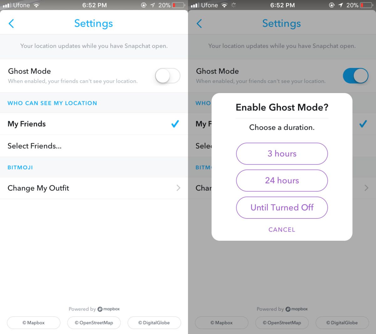 How To Temporarily Switch To Ghost Mode In Snapchat