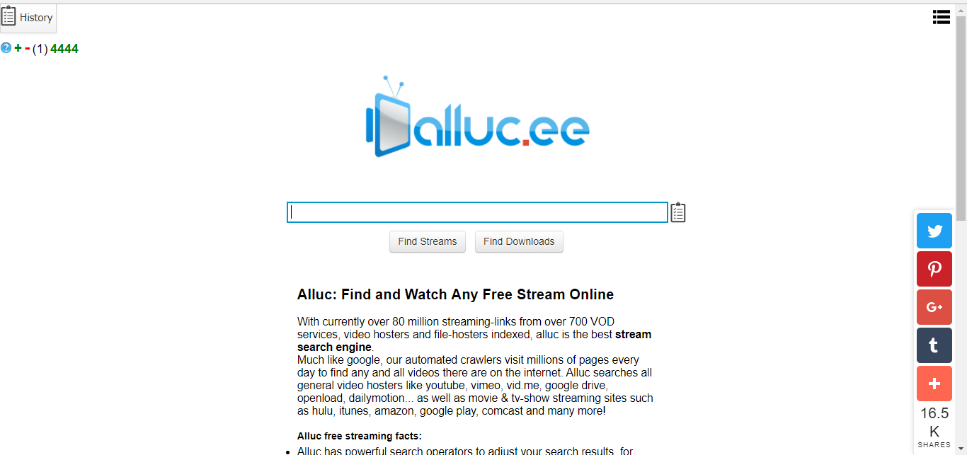 Alluc: Free search engine for streaming and download links | AlternativeTo