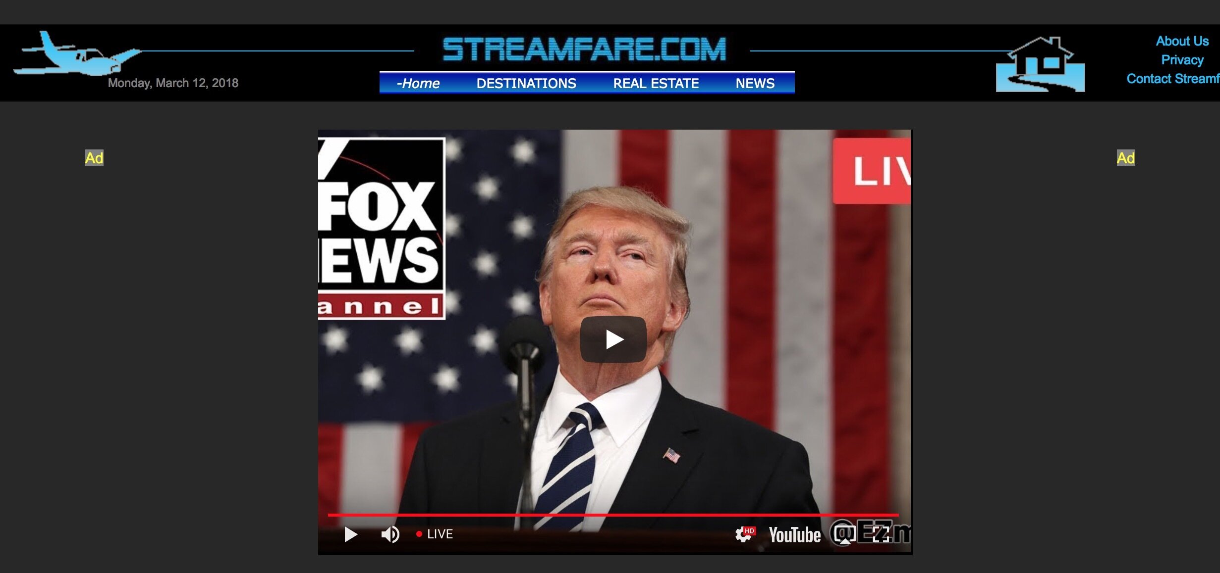 Streamfare fox outlet news live free