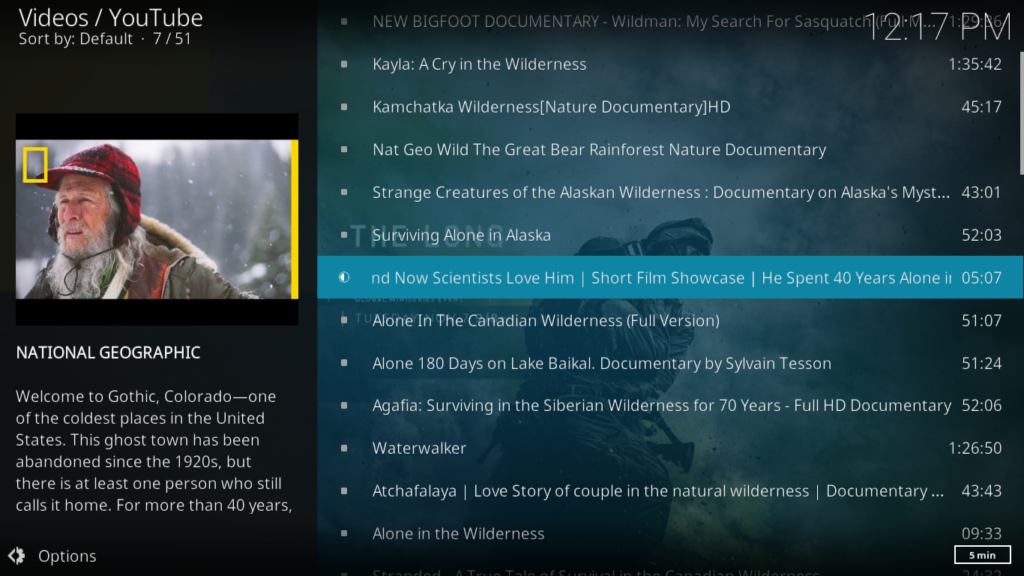 Xtreme Wilderness Kodi Add-on, Best For Everything Wild