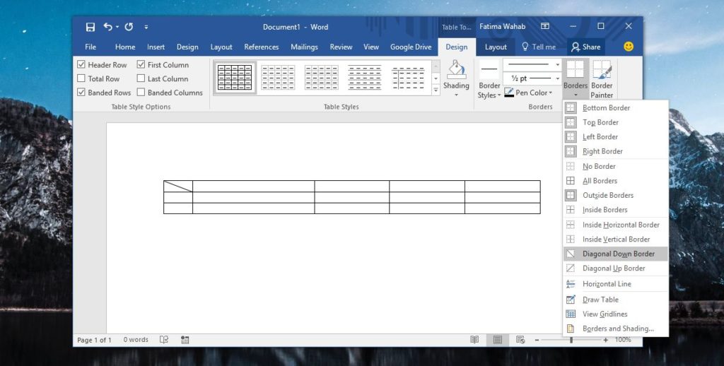 how-to-diagonally-split-a-cell-in-ms-word