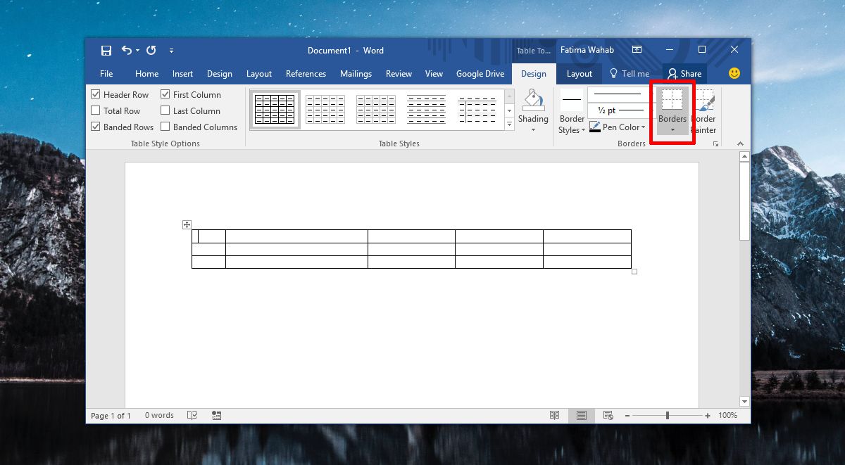  How To Adjust Table Borders In Word 2017 Brokeasshome