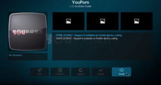 YouPorn Kodi addon for adult videos