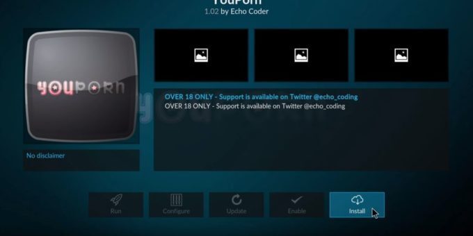 YouPorn Kodi addon for adult videos