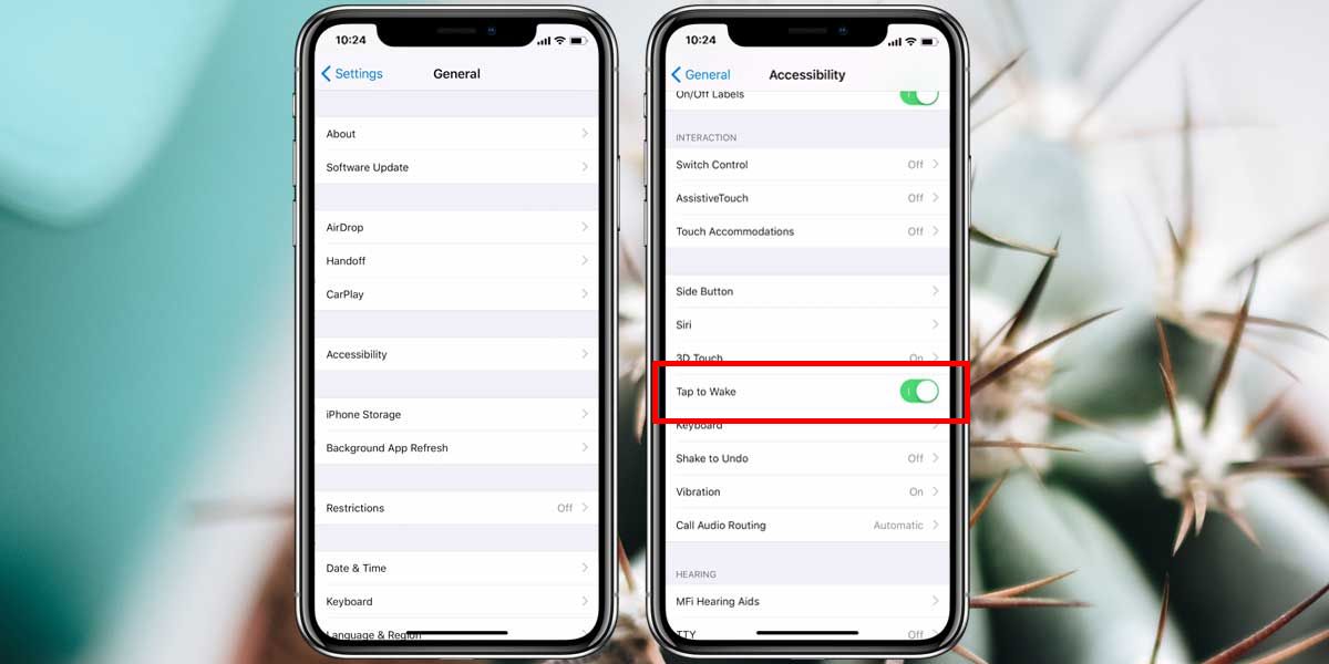 How To Use Tap To Wake On IPhone X