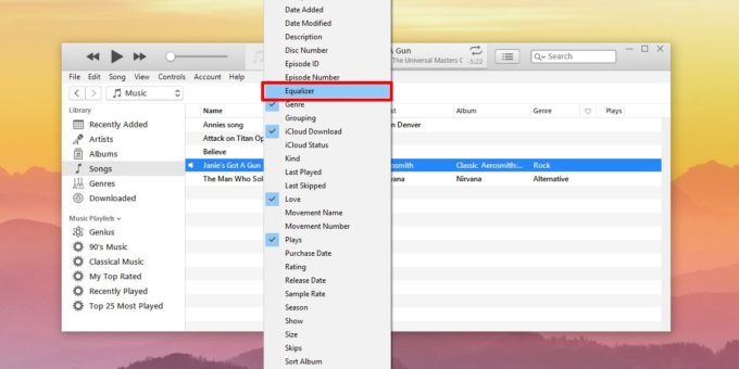 How To Specify Equalizer Settings Per-Song In iTunes
