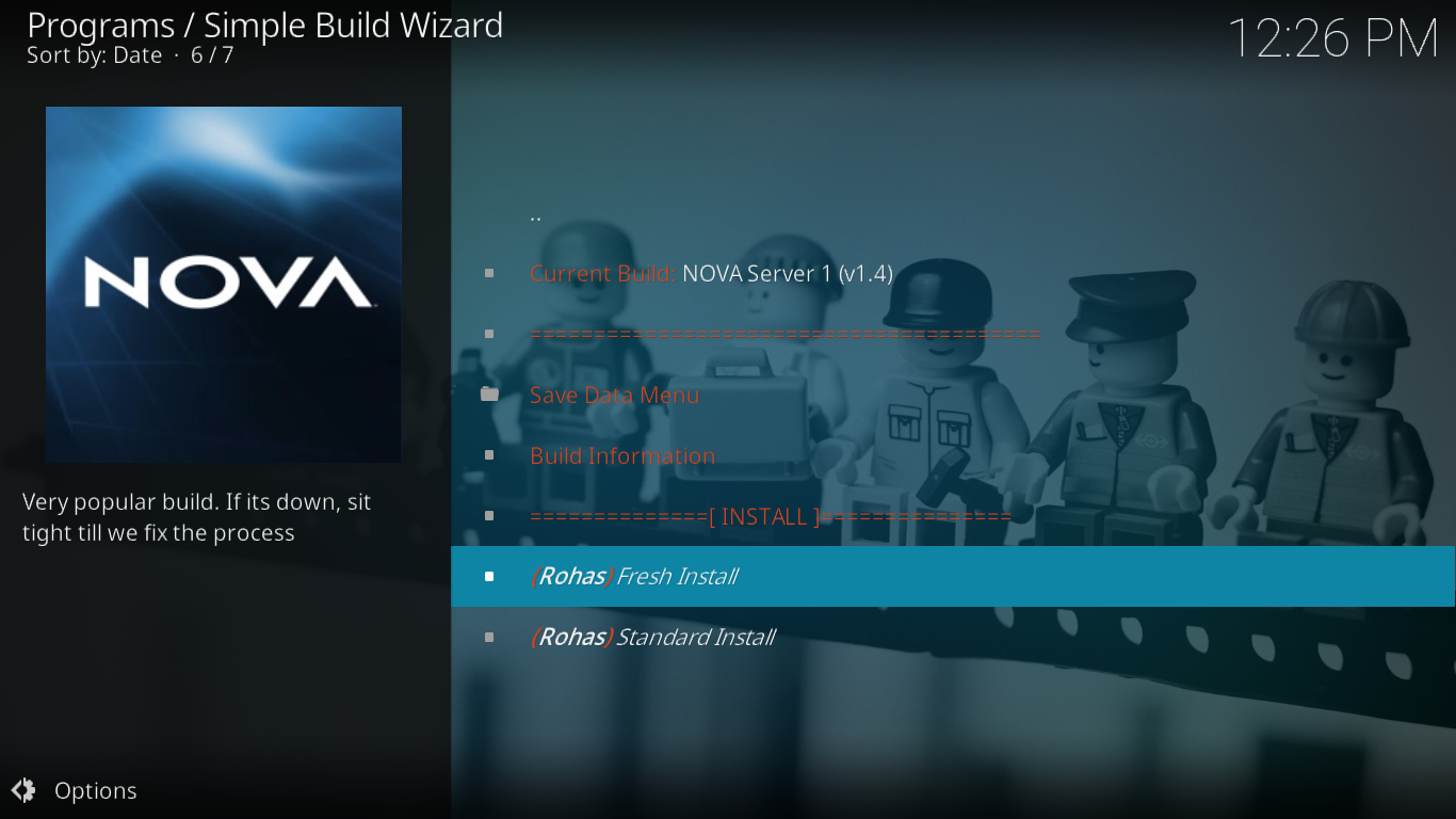 Nova Build For Kodi Installation And Getting Started