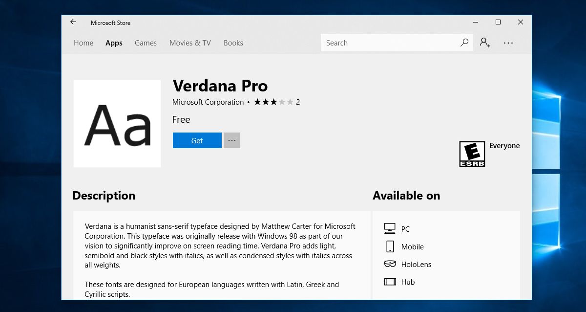 How To Download Fonts From The Microsoft Store In Windows 10