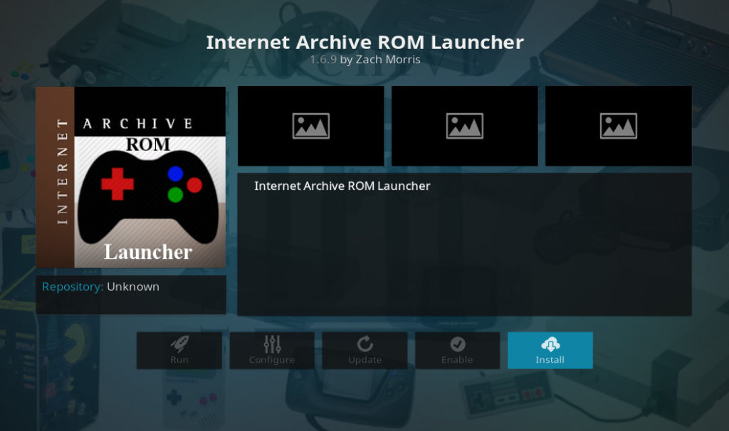 Archive ROM Launcher How To Emulate Retro Games On Kodi