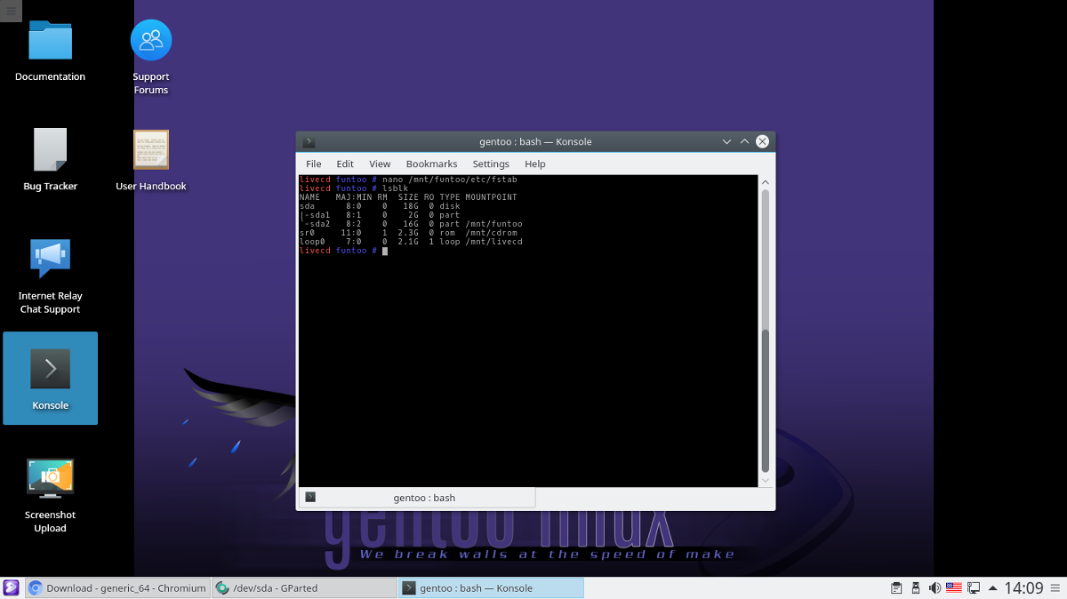 Linux 2024. Funtoo Linux. Funtoo. Slim Gentoo. RMS Gentoo.