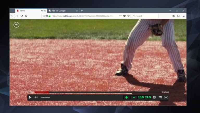 How To Add Widescreen Support To Netflix [Firefox]