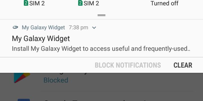 How To Disable My Galaxy Widget Notifications On A Samsung Phone