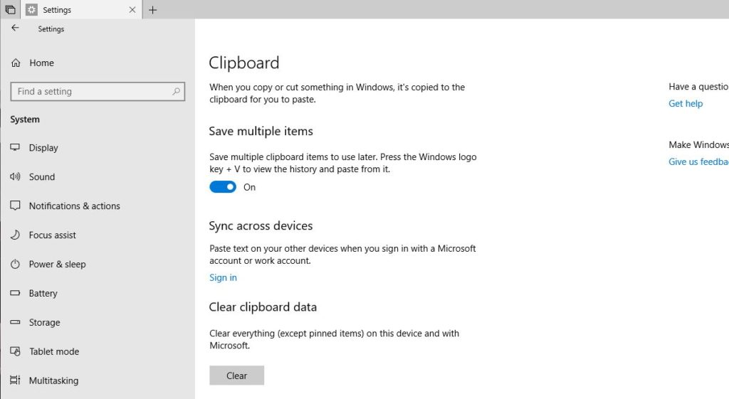 How To View And Sync Clipboard History On Windows 10