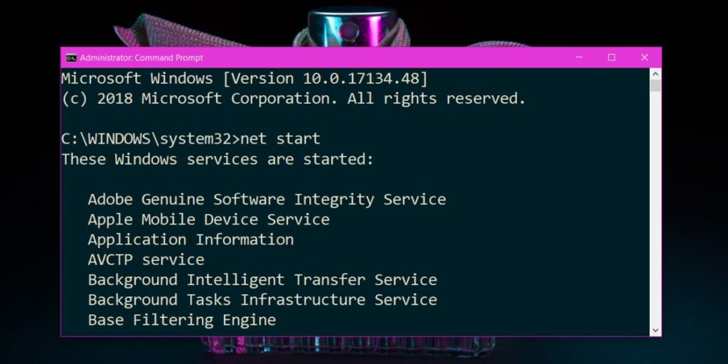 How To Stop And Start A Windows Service From The Command Prompt